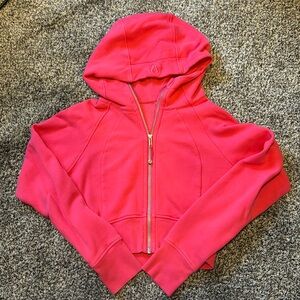 Lululemon Full Zip Crop Scuba - Size 8